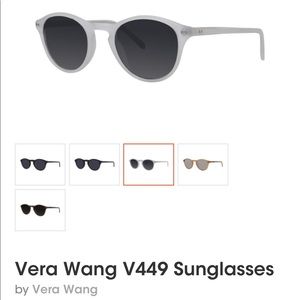 Vera Wang V449 Sunglasses in Crystal